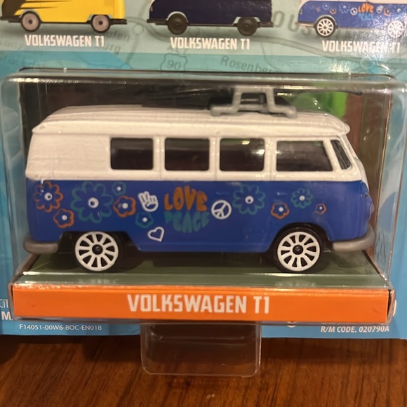 Jada Punch Buggy Slug Bug Volkswagen T1 Van Bus Surfboard Surf X 2 - Picture 7 of 10